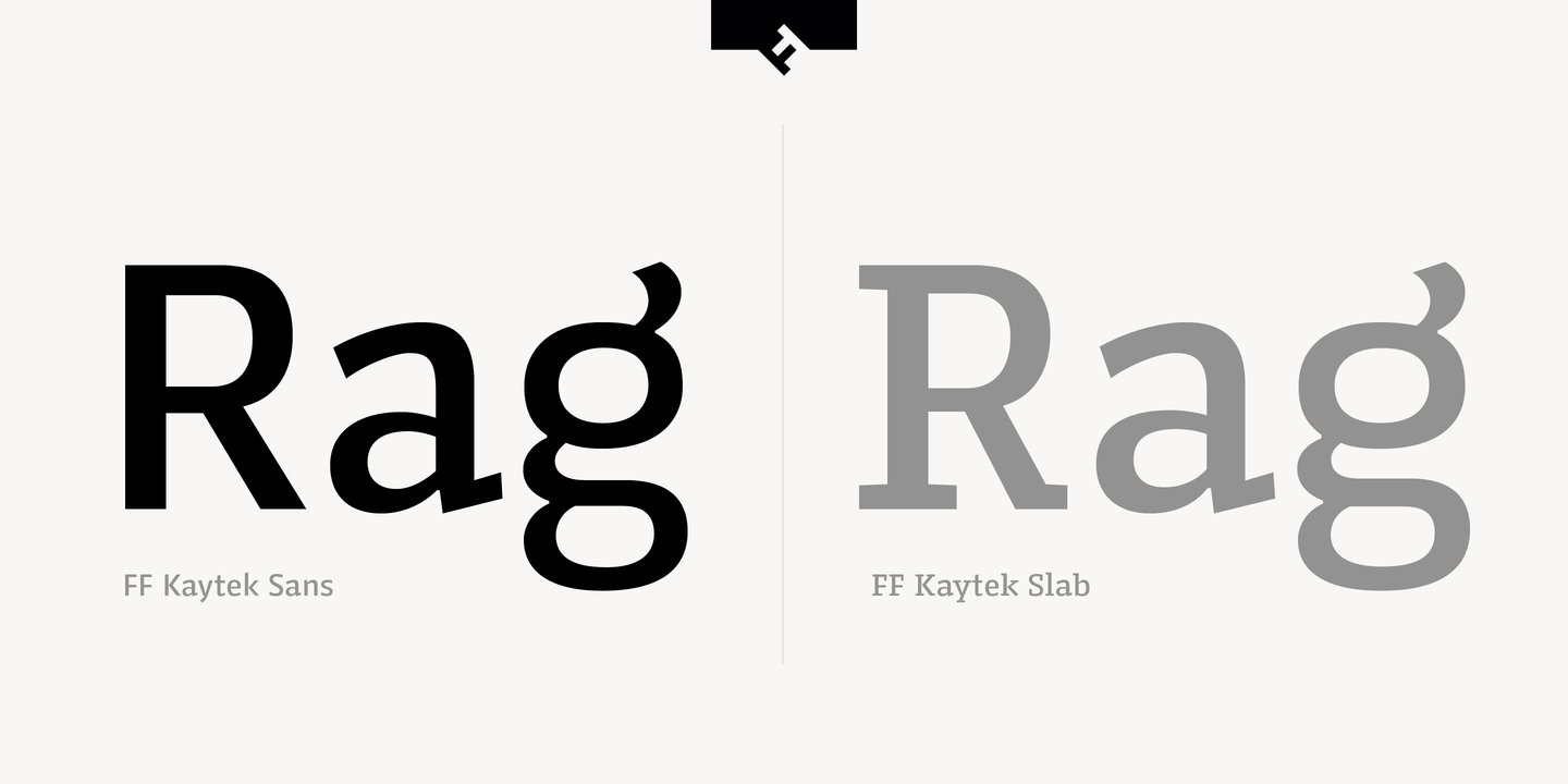 Пример шрифта FF Kaytek Sans Medium